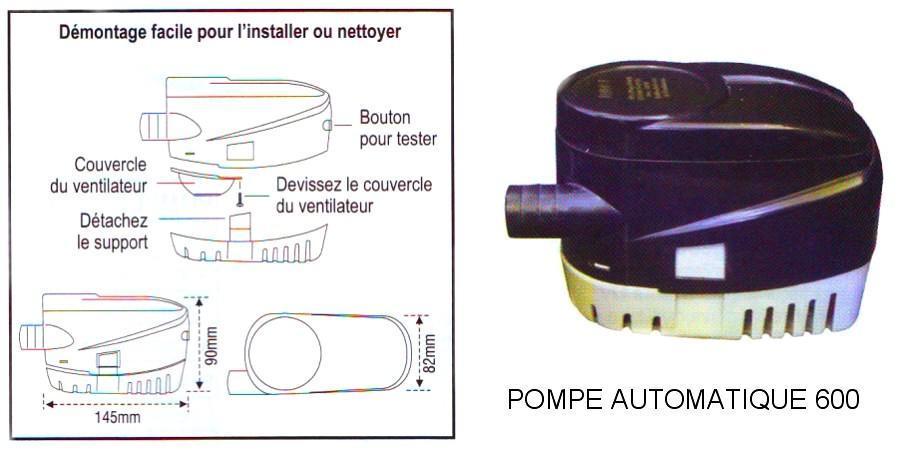 Pompe automatique 600 Standard Lalizas