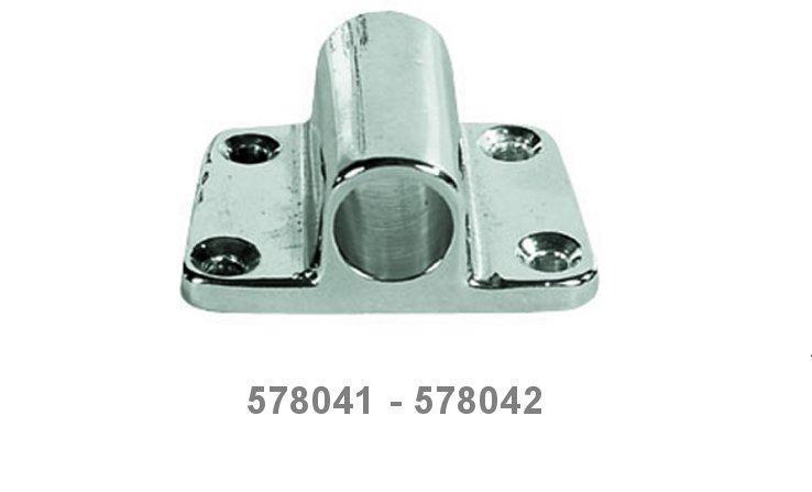 Support dame de nage laiton chrom� lat�ral