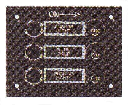 Tableau 3 interrupteurs