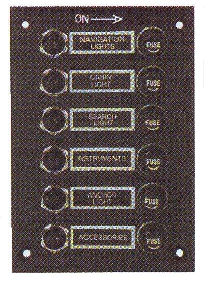 Tableau �tanche 6 interrupteurs