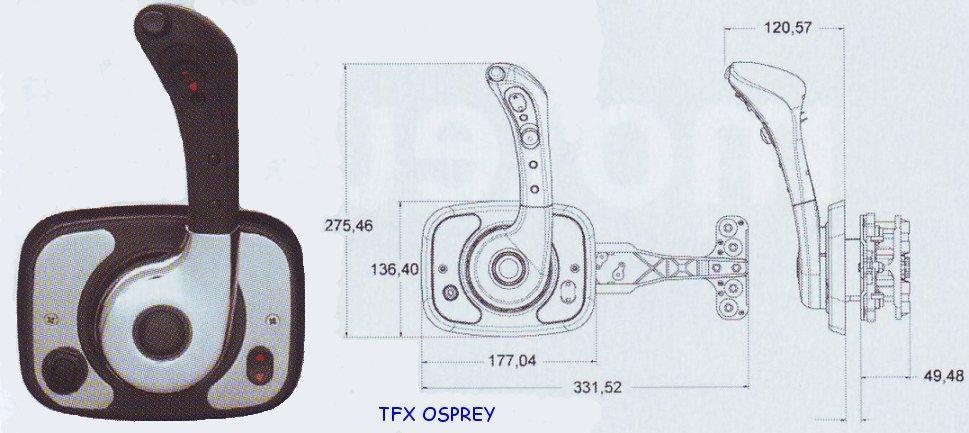 Boitiers commande TFX Osprey lat�raux
