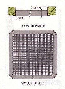 Moustiquaires capots Libero