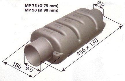 Silencieux MP 75,90,100