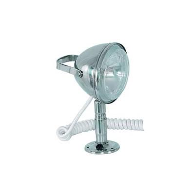 Projecteur amovible inox sur pied