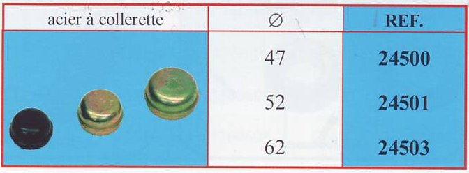 Cabochons de protection roulements