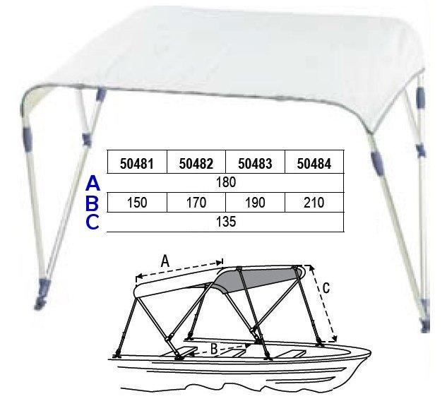 Bimini V�nus bateau � moteur Lalizas