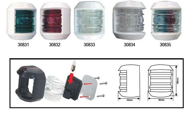 Feu de navigation Junior blanc Lalizas