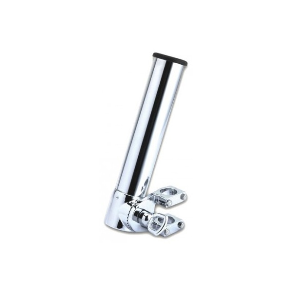 Porte-canne inox sur balcon