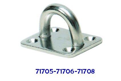 Pontet, platine ,anneau inox