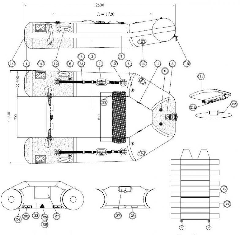 Zodiac 260 lattes 93 � 2008