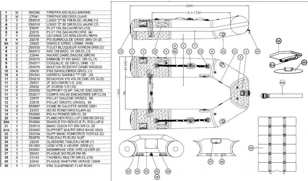 Zodiac 260 Roll Up 2007 � 2008