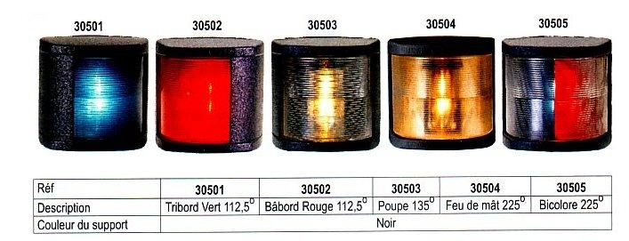 Feux de navigation bateau + de 12 m Lalizas