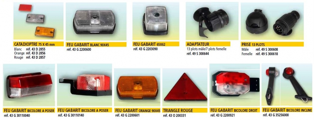 Accessoires d'�clairage