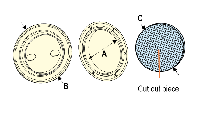 Trappe ronde Grise  Nuova Rade