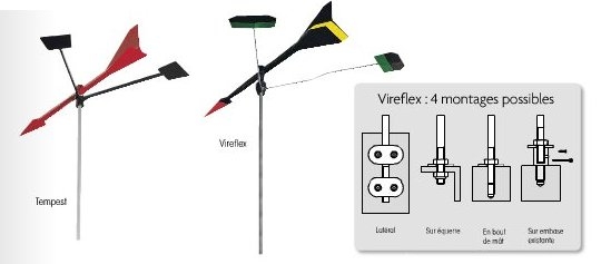 Girouette Tempest et Vireflex