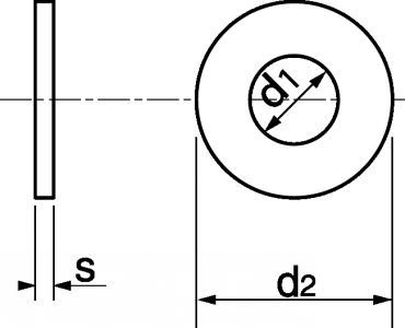Rondelle MU 3 � 16 mm
