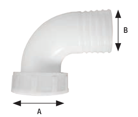 Raccord coud� 90� Nuova Rade