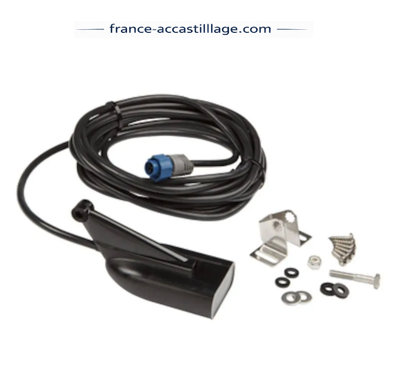 Sonde Lowrance DownScan 455 kHz/800 kHz tableau arri�re 6m de c�ble