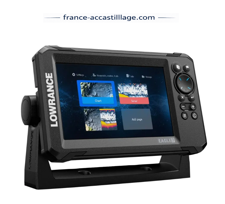 Combin� GPS/sondeur Lowrance Eagle 7 avec Sonde HDI 83/200 KHz