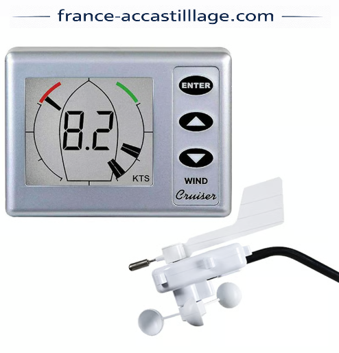 Pack NASA CRUISER Wind - Afficheur Wind, girouette an�mom�tre 20m de c�ble