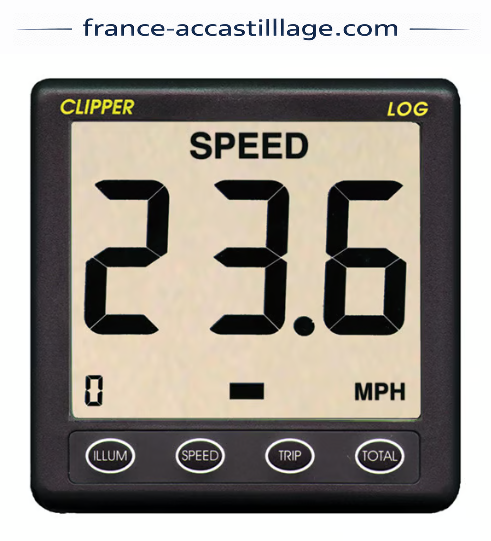 Pack NASA CLIPPER Loch - Afficheur Log, capteur loch 7m de c�ble